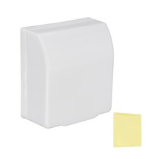 Electrical Outlet Cover 1-Gang White 4.09 x 3.94 x 1.77in