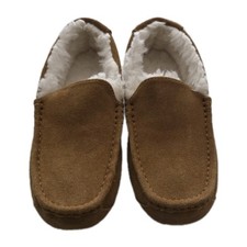 Men's Koolaburra By UGG Tipton Comfy Brown Faux Fur Slip On Slippers 1105893 M 8
