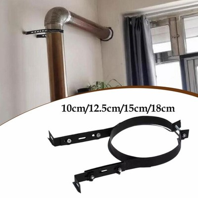 Chimney Pipe Bracket Wall Support Bracket Adjustable Fireplace Flue Liner Clamp