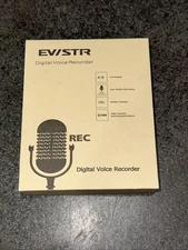 EVISTR 16GB Digital Voice Recorder Voice Activated Recorder Player USB Charge 