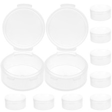10 Pcs Pill Box Earplug Organizer Small Clear Storage Container Holder