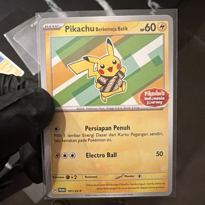 Pokemon Pikachu Berkemeja Batik Promo Pikachu's Indonesia Journey