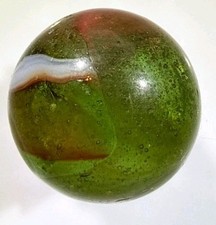 Vintage Peltier Glass Marble 0.61"