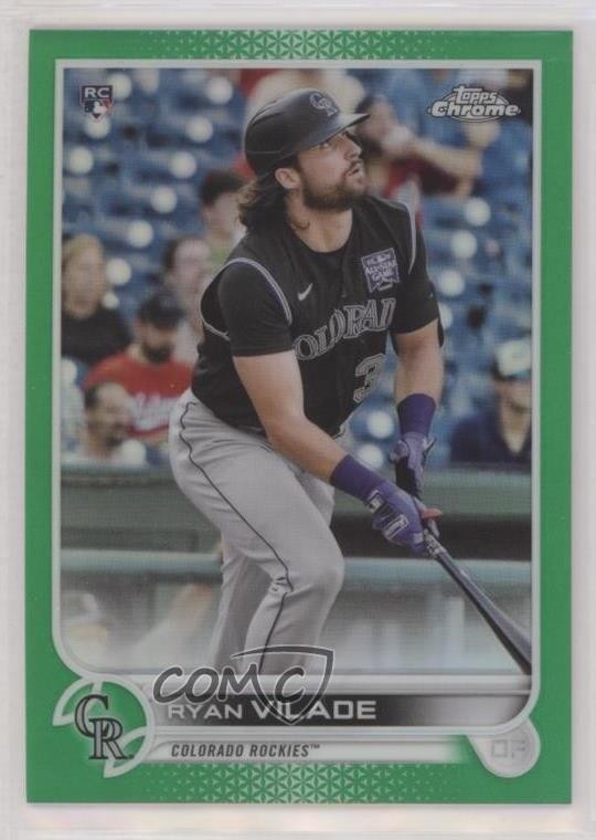 2022 Topps Chrome Green Refractor 38/99 Ryan Vilade #85 n0c