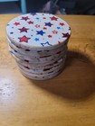 Coasters Set Of 8 Star Round Wood Coasters — photo 5
