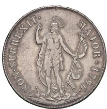 Italy States GENOA Biennial Doges 8 Lire 1796 #5626