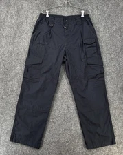 Propper Men’s Canvas Tactical Pants In LAPD Navy Blue Ripstop Size 33X29*