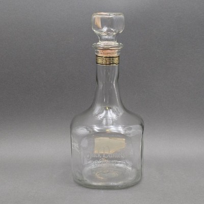 Vintage Jack Daniels Glass Decanter 1.75L Tribute To Tennessee 1982 Stopper