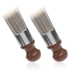 2pcs Salve Brush for Leather Furniture, Wood  Leather Cleaning Brush with So...
