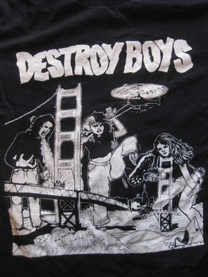 DESTROY BOYS Band Live In Concert T Shirt Full Size S-5XL