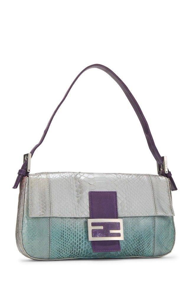 Fendi Multicolor Python Baguette - WGACA | eBay