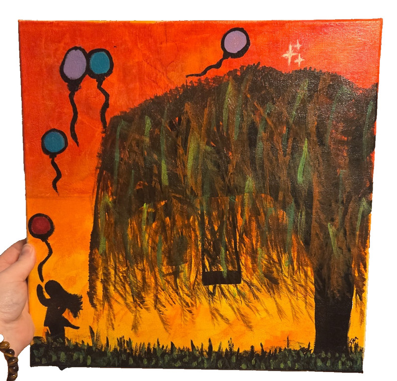 Signed Original painting on canvas