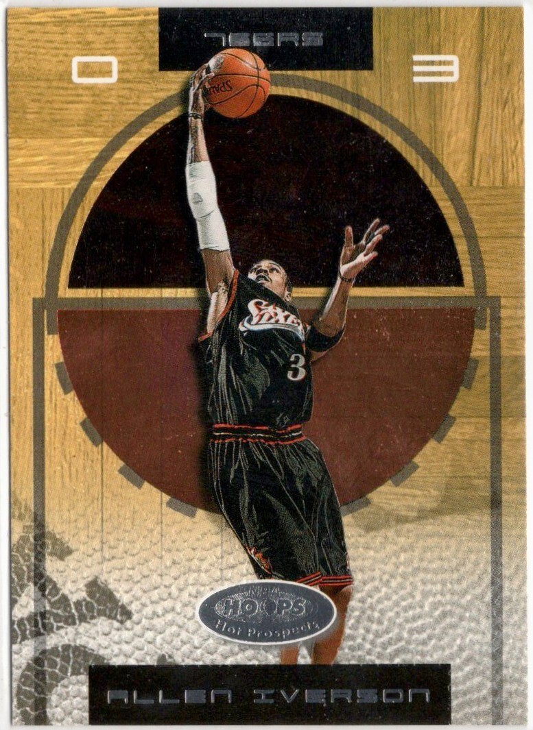 2001-02 NBA Hoops Hot Prospects Allen Iverson Card #31 76ers | eBay