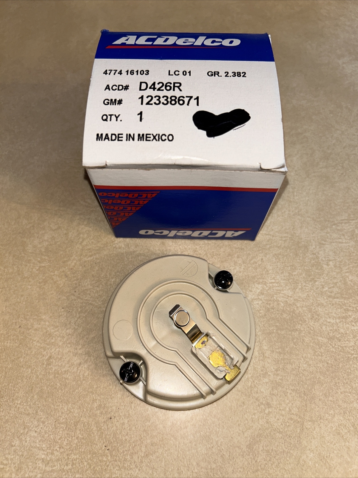 Delco Distributor Rotor NOS 1957-1974 Buick Pontiac AC Delco Distributor Rotor D426R 12338671 ...
