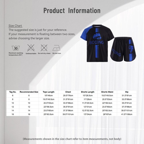 Kids Boy Tracksuit Workout Top And Short Pants Combat T-shirt With Shorts Club - Picture 15 of 39