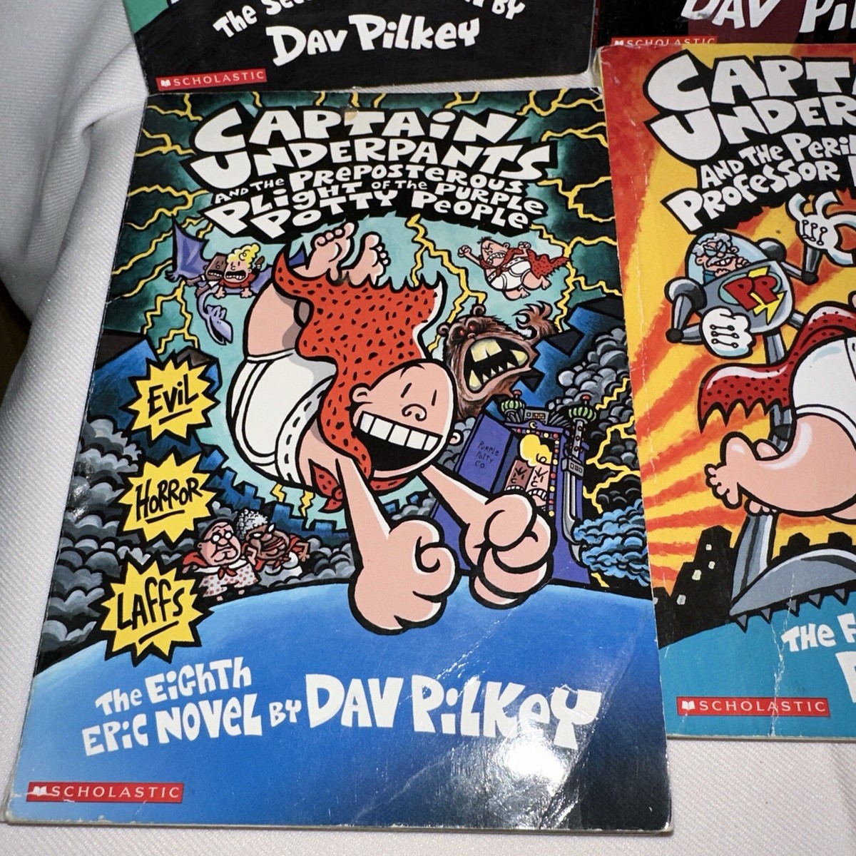 9 Captain Underpants Book Lot | eBay