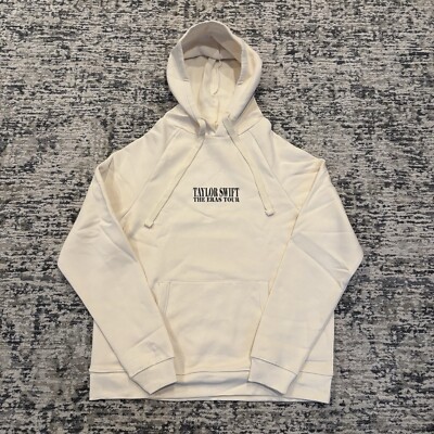 Taylor Swift The Eras Tour Exclusive Hoodie Beige Cream Medium New Rare