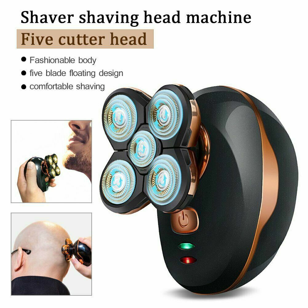5 IN1 Electric Shaver Hair Remover Bald Head Razor Smooth Skull
