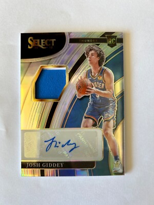 Josh Giddey RC silver ink auto