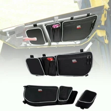 KEMIMOTO UTV Side Door Storage Bags w/Knee Pad For Can Am Maverick X3 2017-2025