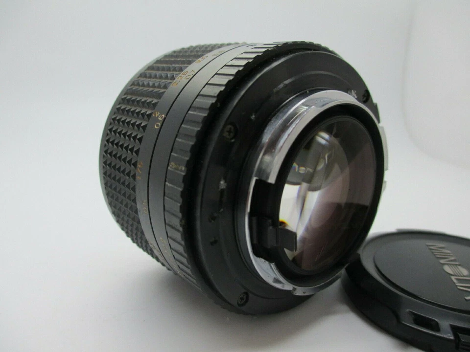 Lente de montaje Minolta MD 50mm 1:1.2 50/1.2 f1.2, Minolta SR para cámaras DSLR SLR Foto 3 de 4