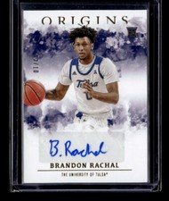 2021 Chronicles Draft Picks Brandon Rachal Origins Rookie Autographs Gold #/10