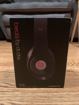 Beats by Dr. Dre Studio Wired Headband Headphones - Black/Red | eBay