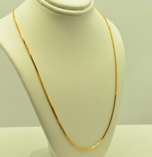 14k Yellow Gold Stunning Box Chain Necklace GOLD-2144