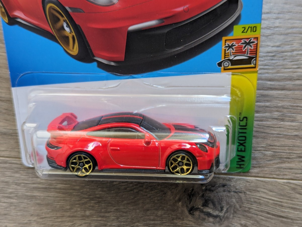 Hot Wheels HKH97 Porsche 911 GT3 Red 177/250 2023 HW Exotics 2/10