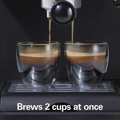 Hamilton Beach 15 Bar Espresso Cappuccino Mocha & Latte Maker Machine W/ FROTHE