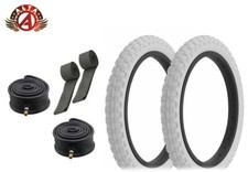 ALTA BICYCLE WIRE BEAD 16x2.125 WHITE COMP III BMX TREAD HEAVYDUTY TUBES &STRIPS
