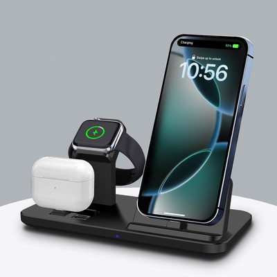 3in1 USB-C Fast Charging Station Dock For Apple Watch 10 9 Air Pods iPhone 16 15