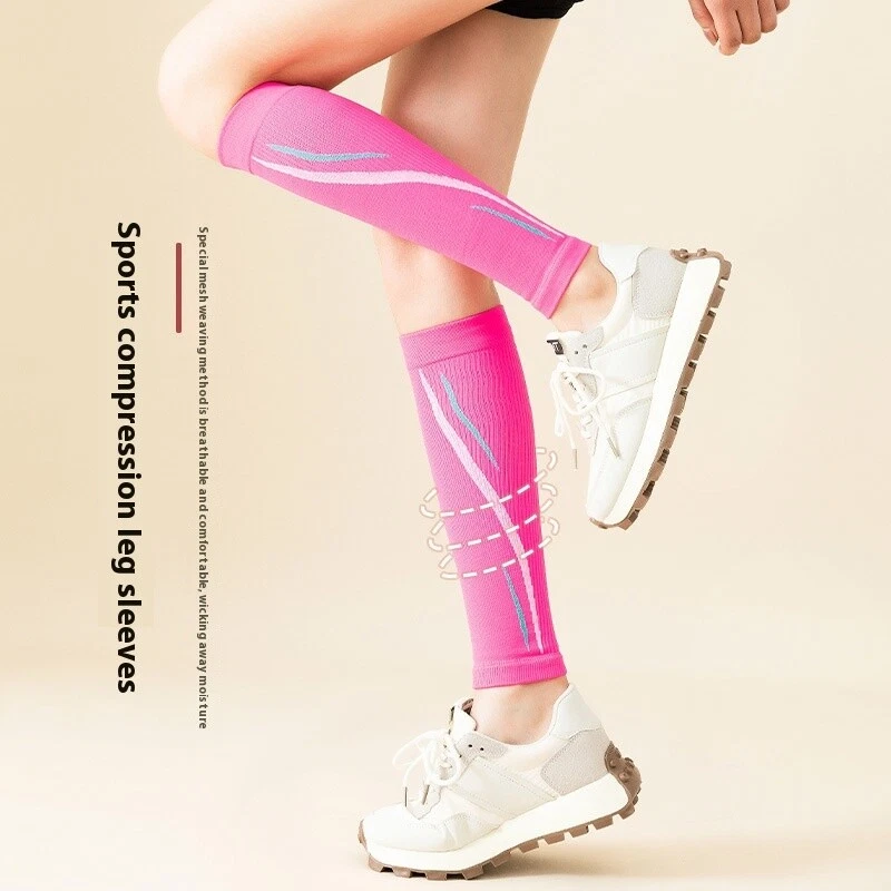 Sports Compression Leg Warmer Running Fitness Skipping Rope Long Tube Leg - Image 2 of 4