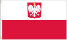Poland State 5'x3' HEAVY-DUTY NYLON Flag - LAST ONE