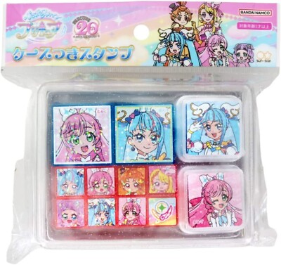 Hirogaru Sky! Pretty Cure PreCure Stamp With Case Set Anime New Japan