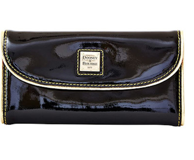 dooney and bourke patent leather wallet