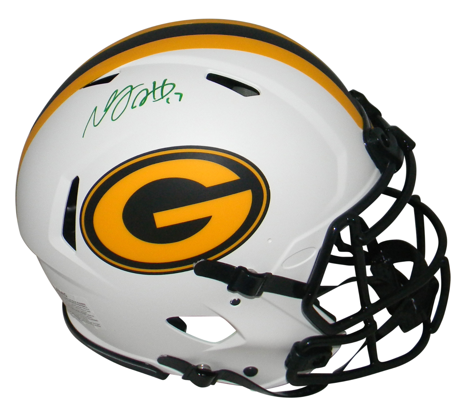 Davante Adams Autographed Signed Green Bay Packers LUNAR AUTHENTIC SPEED HELMET BECKETT 