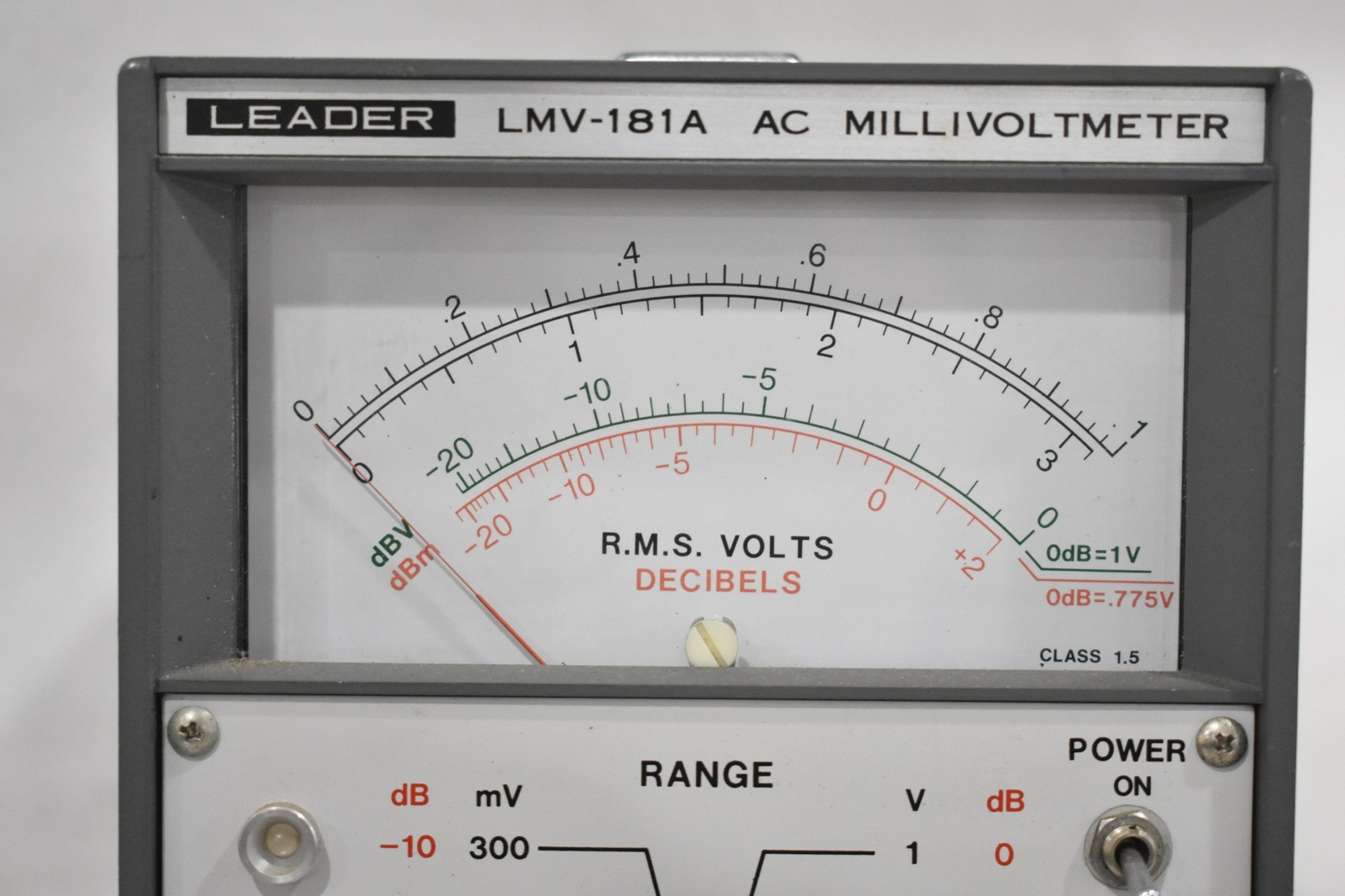 LEADER LMV181A AC MILLIVOLTMETER TEST EQUIPMENT eBay