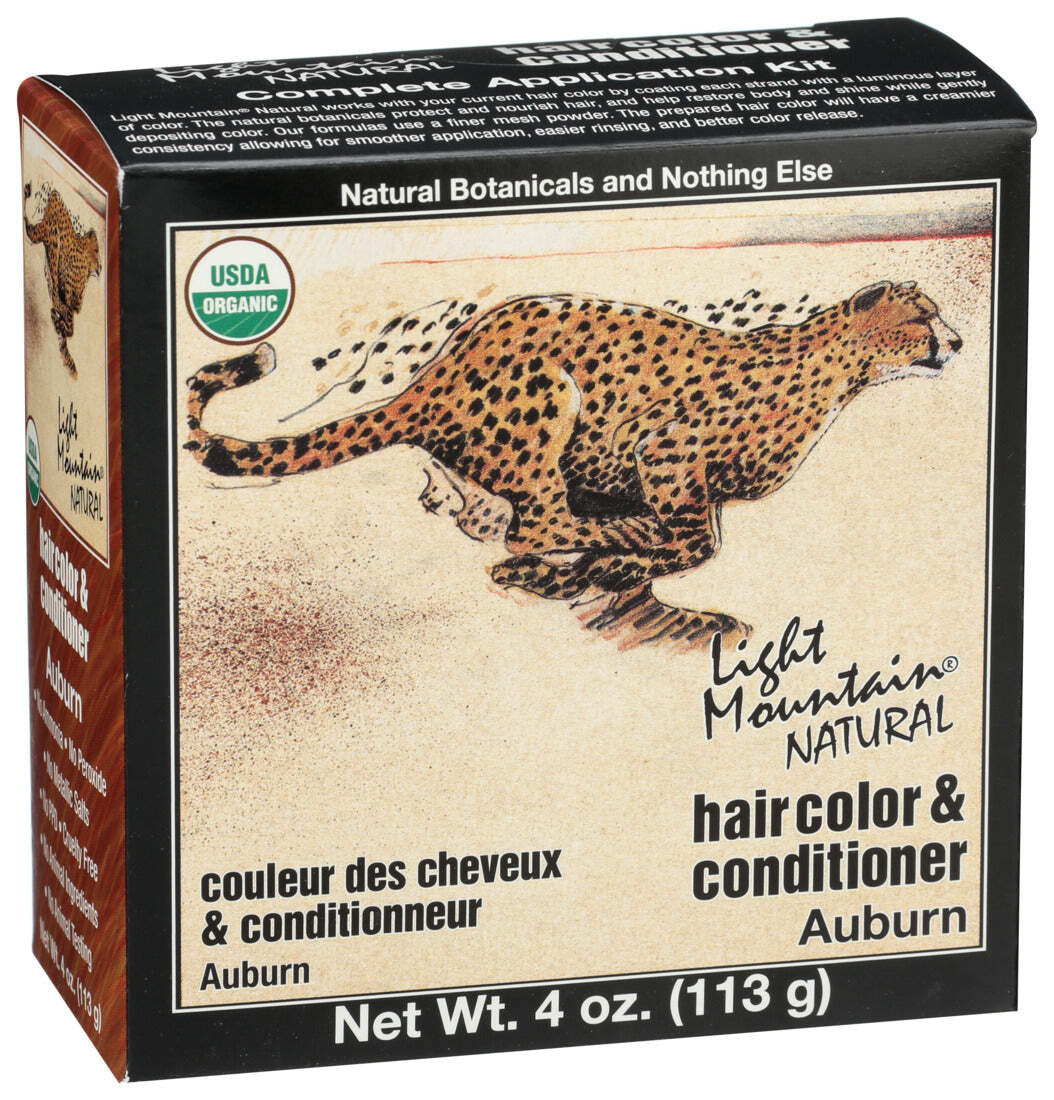 Легкая Горная Органическая краска для волос и кондиционер для волос каштанового цвета 4 унции 2890₽