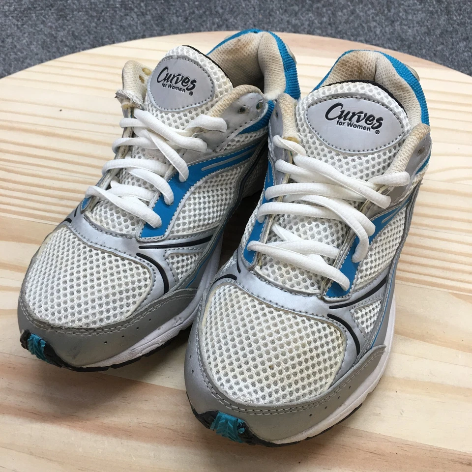 Curves Shoes Womens 6 Energaire Walking Sneaker Multicolor Mesh Lace Up Athletic - Image 3 of 4