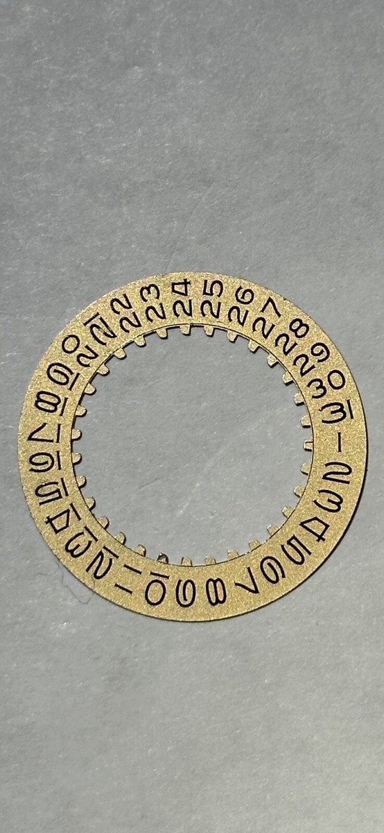 Genuine Rolex Date Disk Open 6 9 Submariner GMT 3035 Serif