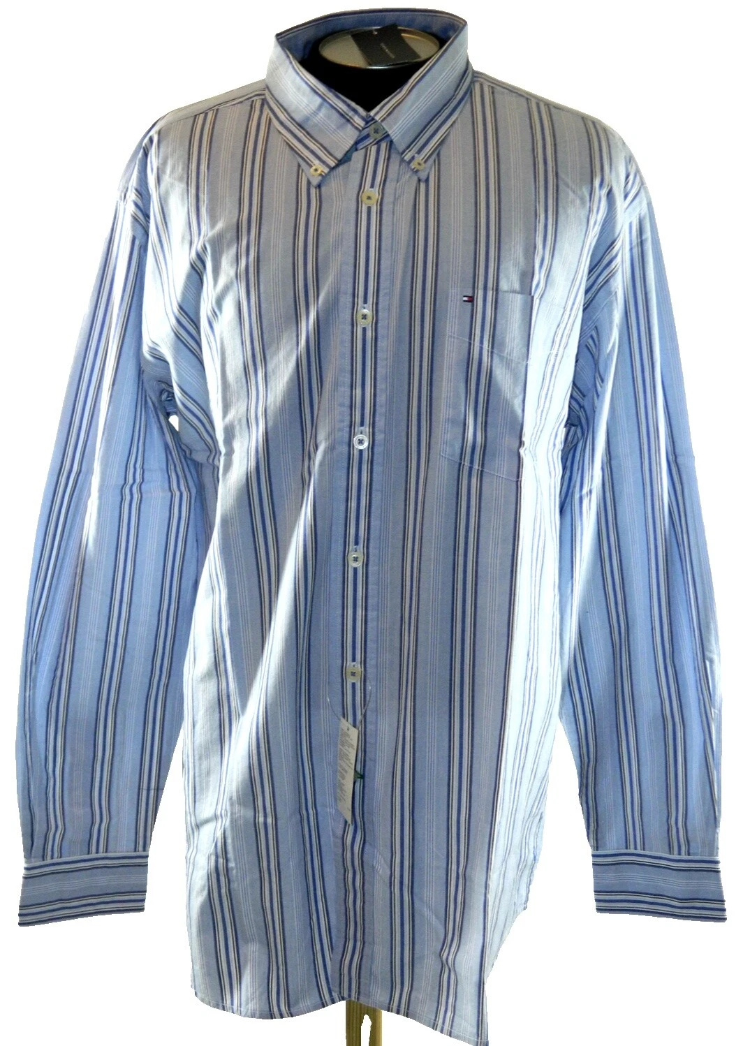 Botón informal Retro Tommy Hilfiger-Down Shirts for Men
