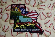 BSA MAC ScoutQuest 1910-2010 Century Leadership Patch Cub Boy Scouts of America