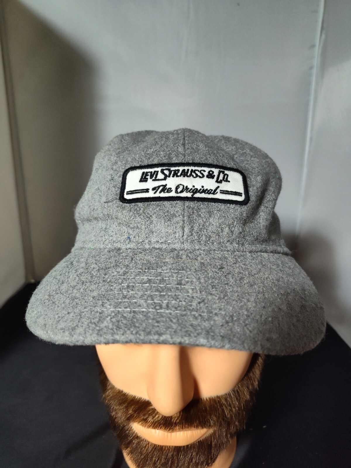 Levi’s  Grey Baseball Cap Adjustable Strapback Hat - image 1