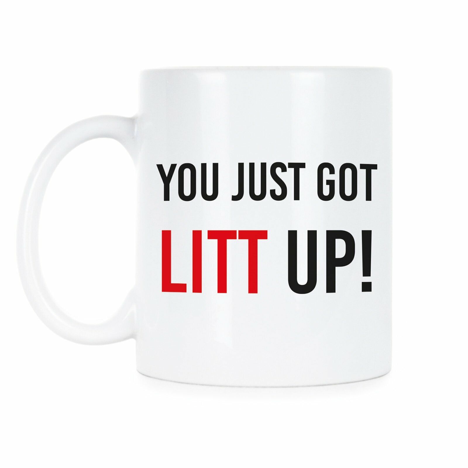 You Just Got Litt Up by Louis Litt on Suits Stainless Steel Travel Mug by BeeGeeTees (14 oz)