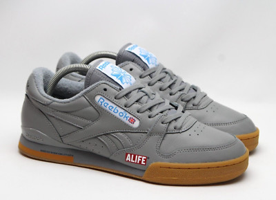 2016 REEBOK x ALIFE ~PHASE 1 PRO~ SZ 9 ~GREY~ ny/og/krink/irak/pump/dee/logo/arc