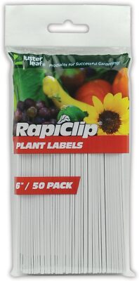 Luster Leaf 840 100061593 Garden Plant Labels, Natural