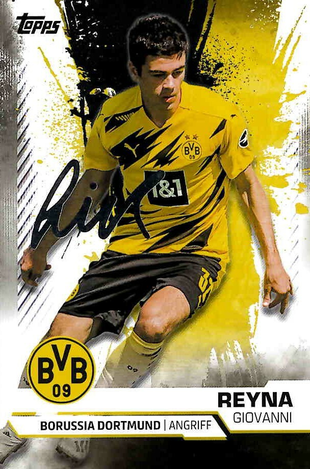 Giovanni Reyna Borussia Dortmund Topps Stadium Chrome Champions League
