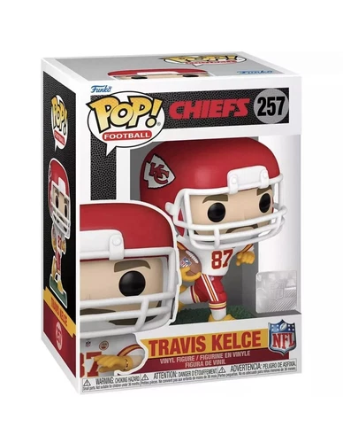 Funko Pop! NFL KCC Travis Kelce w/ Swiftie Friendship Bracelet #257 w/ Protector