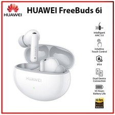 Huawei FreeBuds 6i BIANCO Auricolari Bluetooth Cancellazione Attiva del Rumore